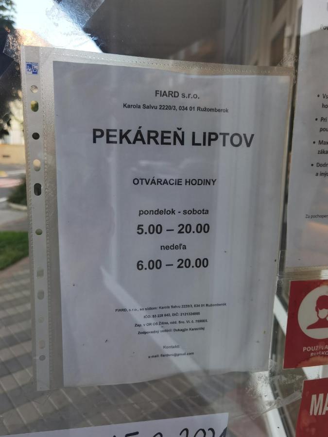 Apartmán RUŽA Rózsahegy Kültér fotó