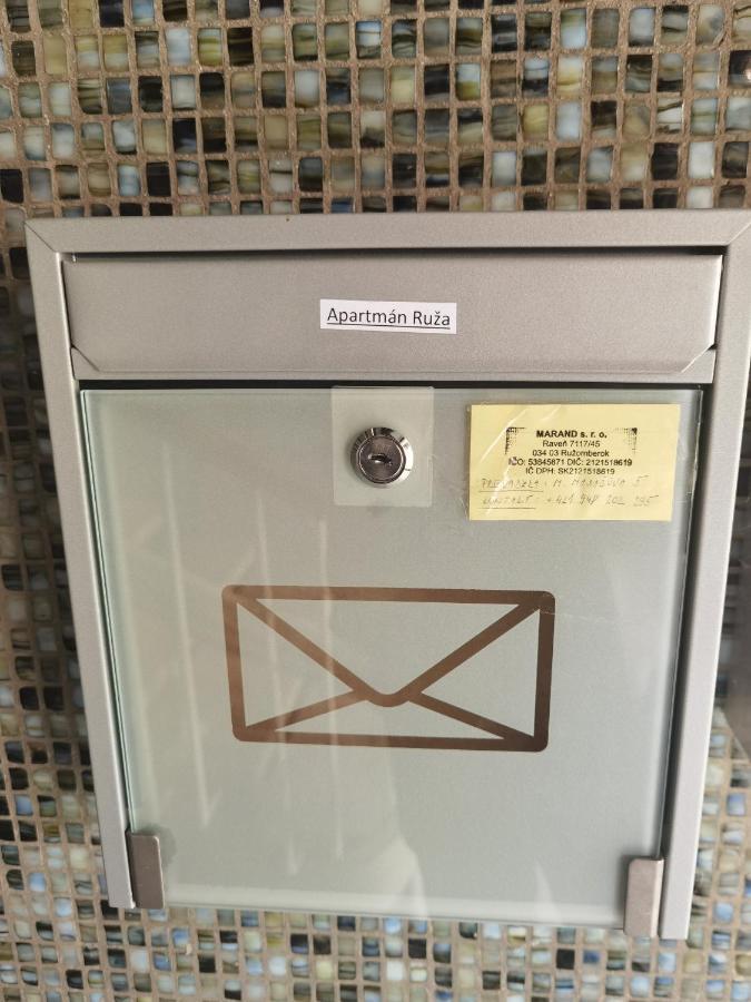 Apartmán RUŽA Rózsahegy Kültér fotó