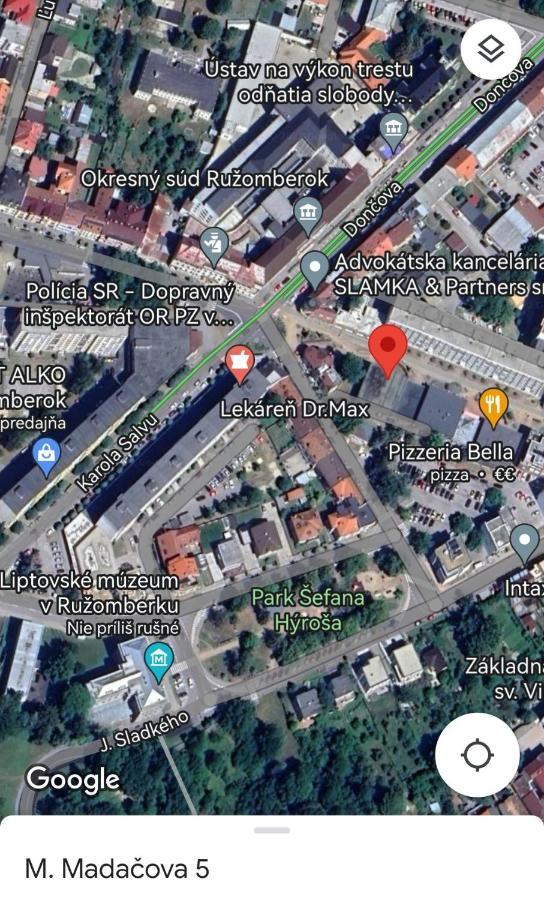 Apartmán RUŽA Rózsahegy Kültér fotó